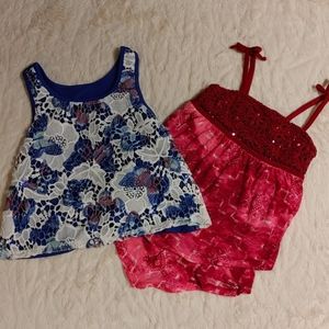 Girls Justice tanks size 7